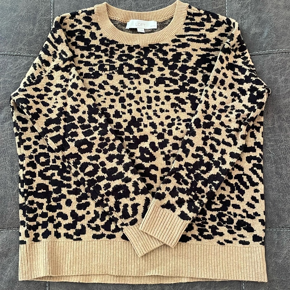 LOFT Cheetah Print Sweater, new w/out tags
